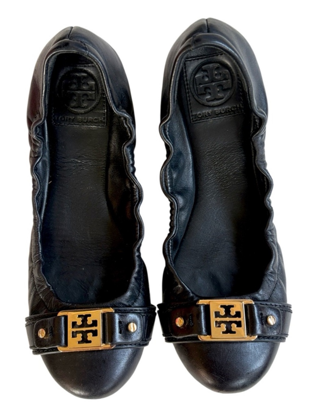 Tory Burch Leather Ambrose
Ballet Flats Black Size 7